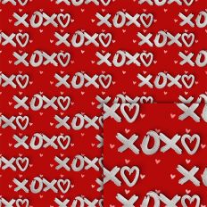 xoxo hearts pattern