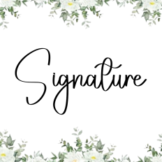 Signature Font