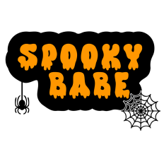 SPIDER WEB SVG | SPOOKY BABE HALLOWEEN SVG 