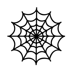 SPIDER WEB SVG | HALLOWEEN SVG 