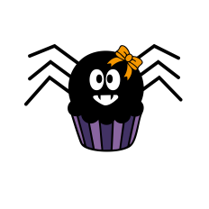 SPIDER CUPCAKE SVG | HALLOWEEN SVG