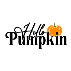 HELLO PUMPKIN SVG | HALLOWEEN/AUTUMN SVG