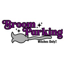 BROOM PARKING SVG | HALLOWEEN SVG
