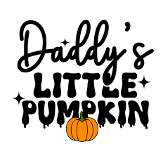 DADDY'S LITTLE PUMPKIN | HALLOWEEN SVG