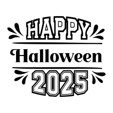HAPPY HALLOWEEN 2025 | HALLOWEEN SVG