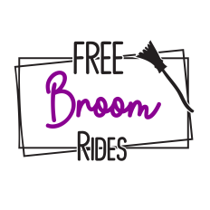 FREE BROOM RIDES SVG | HALLOWEEN SVG