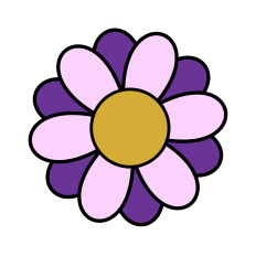 FLOWER SVG | PURPLE FLOWER