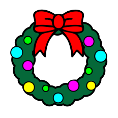 CHRISTMAS WREATH SVG | CHRISMTAS SVG