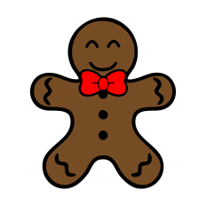GINGERBREAD MAN | CHRISTMAS SVG