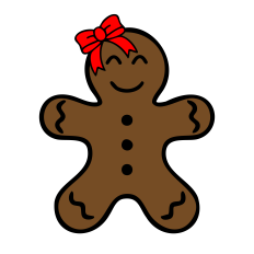 GINGERBREAD WOMAN | CHRISTMAS SVG