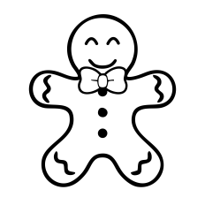 GINGERBREAD MAN | CHRISTMAS SVG