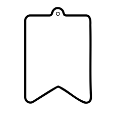 CHRISTMAS GIFT TAG | CHRISTMAS OUTLINE SVG