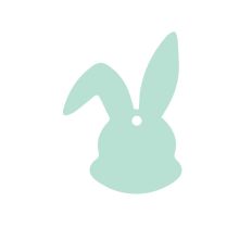EASTER BUNNY | EASTER GIFT TAG | BUNNY SVG