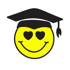 GRADUATION HAPPY FACE | GRADUATION SVG 