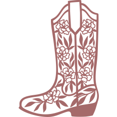 floral cowboy boot