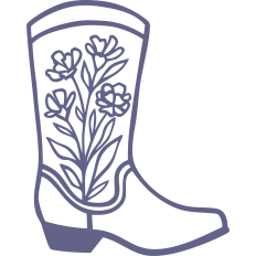 floral cowboy boot