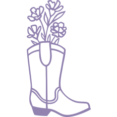 floral cowboy boot