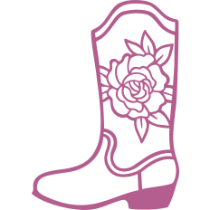 floral cowboy boot