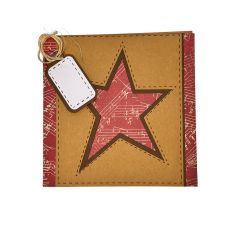 Cozy Country Plaid Layered Holiday Card