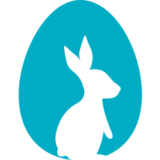 Easter egg bunny SVG | Easter
