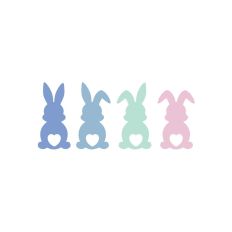 Easter Bunnies, Easter, April, Spring