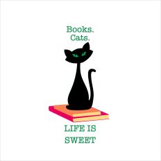 Book Cat Sweet Life