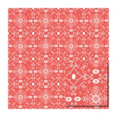 Toile Printable Pattern in Coral