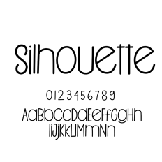 Silhouette Font