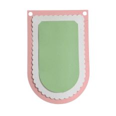 Layered Scalloped Bunting Flag Banner