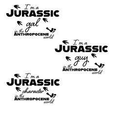 Jurassic Character Guy Gal Dinosaur Enthusiast