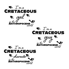 Cretaceous Character Guy Gal Dinosaur Enthusiast