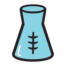 Volumetric Flask (Erlenmeyer Flask) Chemistry Glasswear