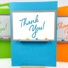 White Board Thank You Card