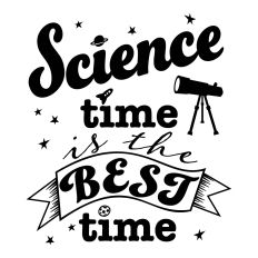 Science Time is the Best Time Space Theme