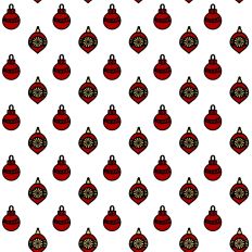 Christmas ornaments pattern