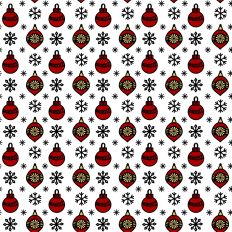 Christmas ornaments pattern