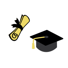 graduation cap, scroll, multi layered SVG digital file, congratulation graduate, congrats grad