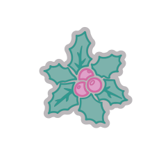 holly berry layering SVG, multi layered file, Christmas, Winter, festive, holiday