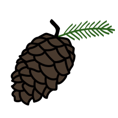 Festive Christmas Pinecone