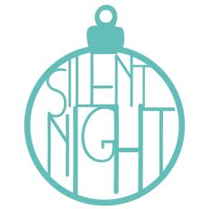 Silent Night Christmas Bauble