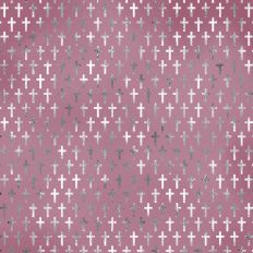 Purple and Silver Foil Cross Background