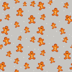 Christmas Gingerbread - Silver