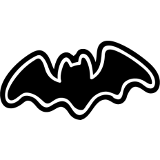 simple bat silhouette