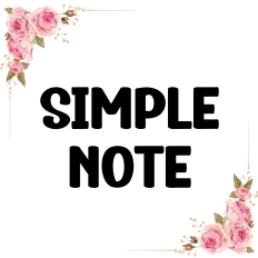 Simple Note Font