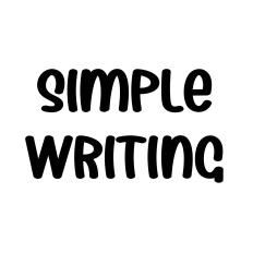Simple Writing Font