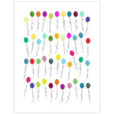 BALLOON STICKER SHEET ENCOURAGEMENT AND CELEBRATION - RABEA