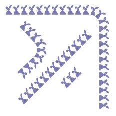 EASTER BUNNY BORDER – RABEA BILZ