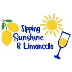 Sipping Sunshine and Limoncello, Sun Lemons Glass