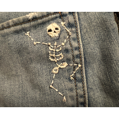 Skelly Hand Embroidery Pattern