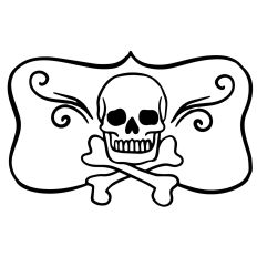 Skull Label 
